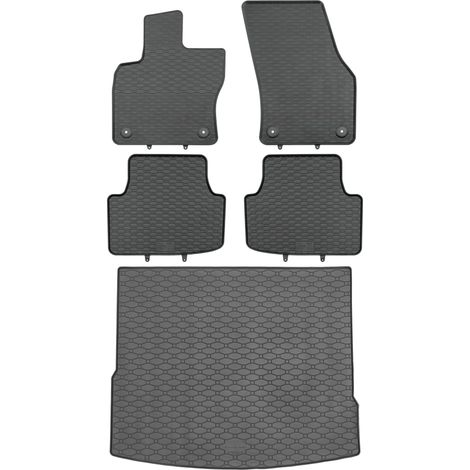 RIGUM 437027 Maletero + Alfombrillas GEYER 879/4C - VW Tiguan II SUV 05.2016-2024 (maletero superior) reposapiés AV2 delantero - INSTALADO