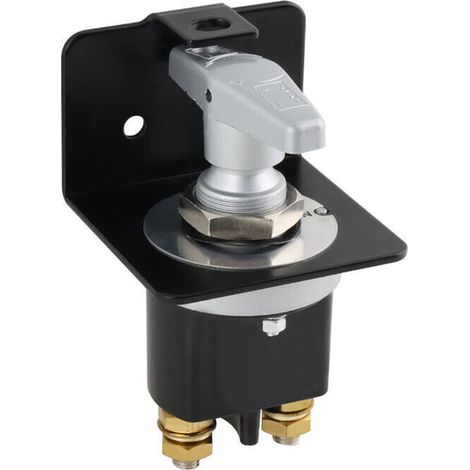 Batterietrennschalter, 500 A Hochstrom 12 V/24 V/36 V, wasserdichter Abschalter mit Verriegelungsplatte, Drehgriff für Pkw, Lkw, Wohnmobil, Yacht, Boot, ersetzt 20247 (1/5)
