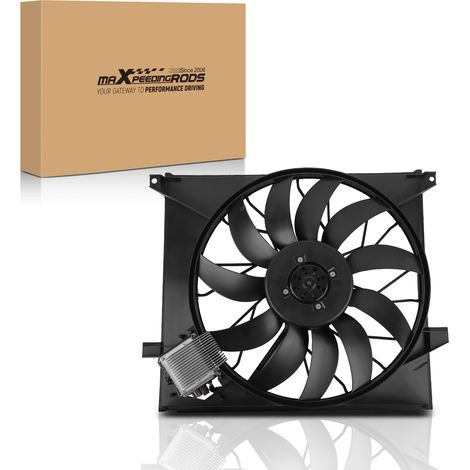Gruppo ventola di raffreddamento radiatore per Mercedes W163 ML55 AMG 2000-2003 (1/5)
