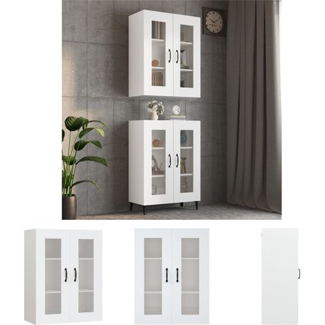 The Living Store Hängeschrank Weiß 69,5x34x90 cm - Sideboards (1/5)