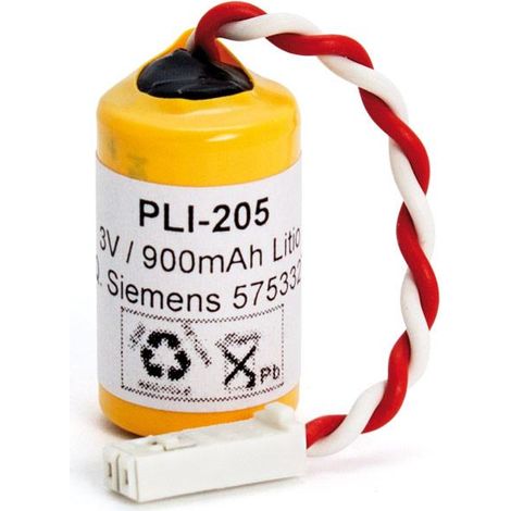 Pacco batteria al litio Cr14250 3v/900mah con connettore Pli205
