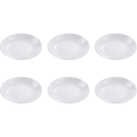 Lot de 6 bols à sauce en céramique blanche de 8,8 cm (1/5)