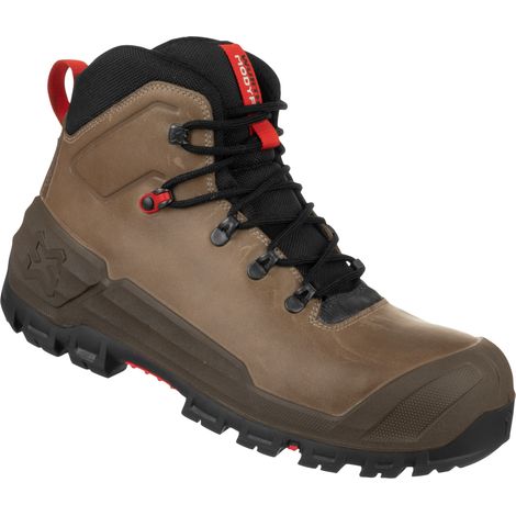 Chaussures de sécurité montantes CRONOS S3S SR FO HRO CI HI LG SC Brun 44