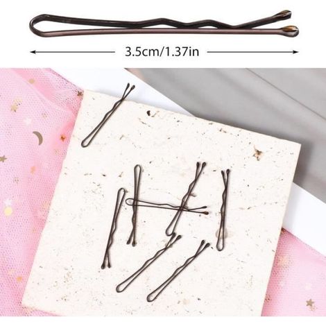 Mini épingles à cheveux - Non spécifié - 3,5 cm - Lot de 150 - Couleurs variées - Pour enfants (1/4)