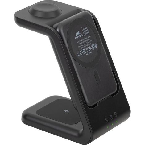 Rivacase VA4917 Caricabatterie per dispositivi mobili Auricolare, Smartphone, Orologio intelligente Nero USB Carica wireless Interno (1/5)