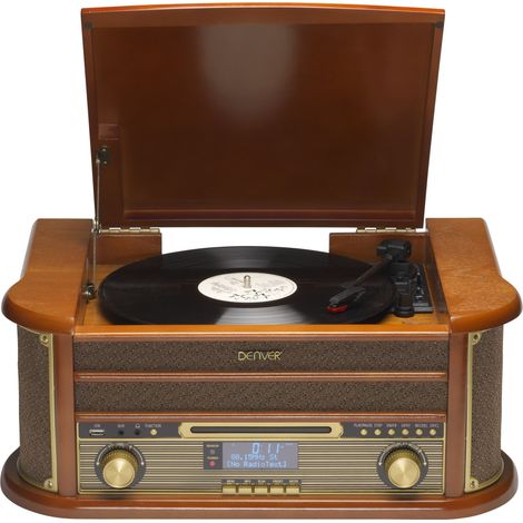 DENVER Retro Music Center MRD-51, Holz