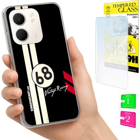 Funda para Oppo A5X Photo, tapa trasera + cristal 9H (1/5)