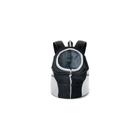 Sac à dos de transport pour chien Maille respirante Épaule rembourrée Sécurité intégrée Confort pour animaux jusqu'à 7,7 kg (1/5)