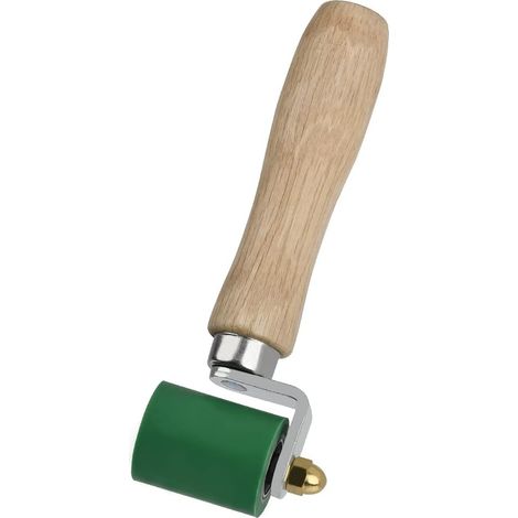 2 en 1 Rouleaux de Pression Résistant Haute Température Rouleau de Pression à Main en Silicone, Outil de Soudage Résistant Haute Température pour Soudage Bâches PVC, 40mm, Vert (1/5)