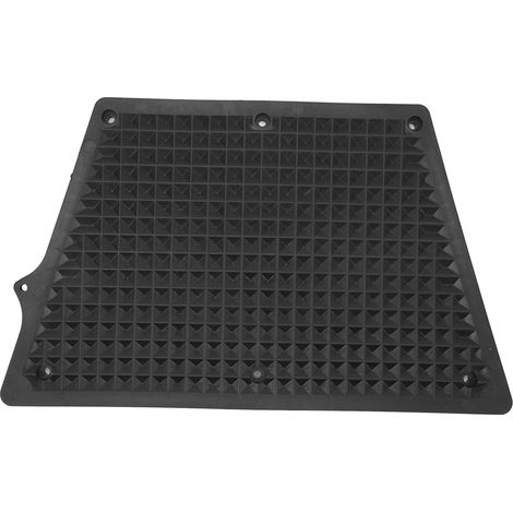 Plaque de montage trapézoïdale PVC noir pour moteur hors-bord, idéale pour bateau gonflable, kayak et yacht. (1/5)