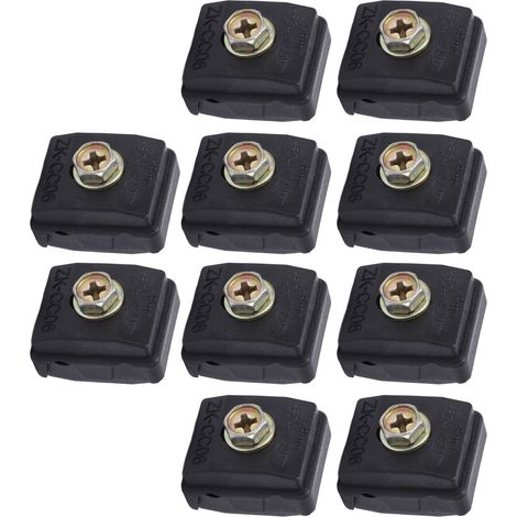 10 pièces Connecteur de Jonction Rapide 50A 400V, Dérivation Isolée pour Câbles 1‑6mm², Clamp Haute Puissance (1/5)