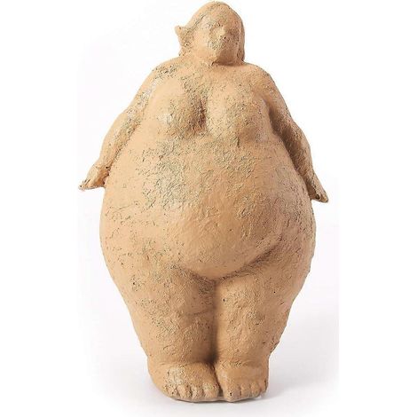 Amoy-Art Frauenstatue, Skulptur, Yoga-Figur, Dekoration, modernes Interieur, Wohnzimmer, Kunst, Geschenk, Kunstharz, 27 cm hoch (1/5)