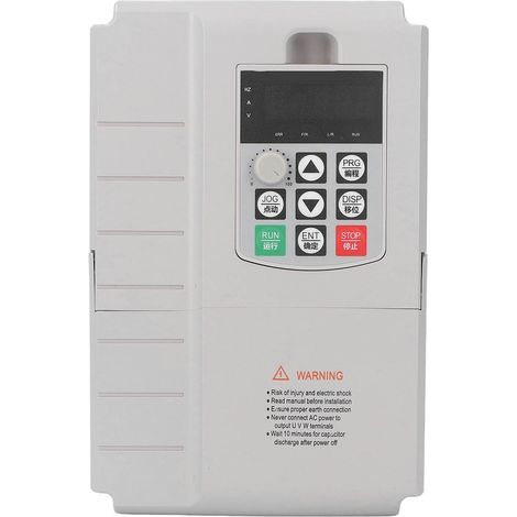 – Variateur de fréquence VFD monophasé 220V à 380V – Puissance 4KW 6HP – Courant 20A – Régulation précise pour moteurs triphasés - AC 20 A (1/5)