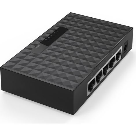 Hama 5-Port Netzwerk-Switch 10/100, Plug-and-Play
