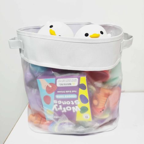 Filet Jouet Bain Bebe,Organisateur Jouets Bain,Filet Rangement Jouet Bain,Porte-Jouets de Baignoire,Rangement Jouet Baignoire,pour Salle de Bain et Baignoire,1pcs (1/5)