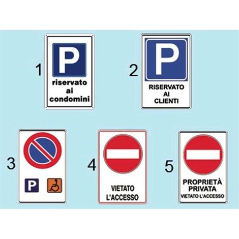 Cartelli Vietato L' Accesso Conf. 10 Pz