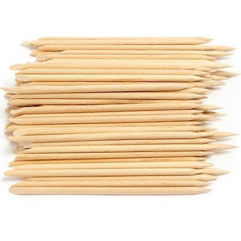 100 bâtonnets mélangeurs de 11,4 cm (4,5 pouces) pour peinture à bois, teinture et résine époxy, outils anti-bulles, aiguille pour éliminer les bulles de résine (1/4)