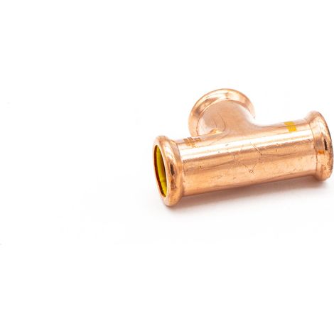 PrimaPress 22mm Copper Equal Tee  Premium Press Fitting (1/2)