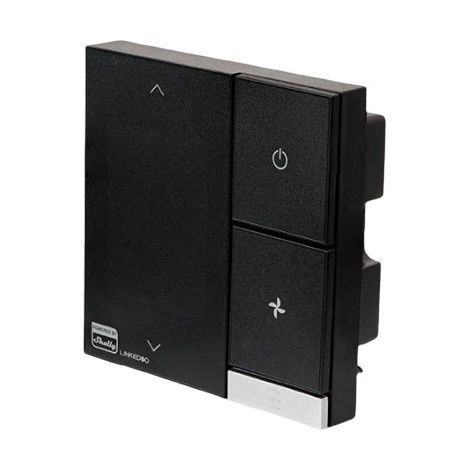 Termostato Shelly PbS LinkedGo negro control calefacción (1/5)