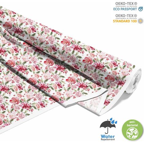 TESSUTI DECORATIVI PER ESTERNI OXFORD - Motivo rose e ribes I DX439 (1/5)