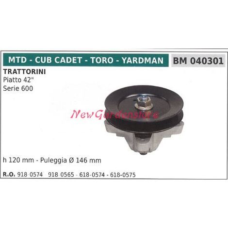 Mozzo portalama trattorino rasaerba tagliaerba piatto 42 pollici MTD 040301