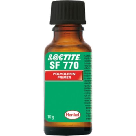 Imprimación Loctite SF 770 de 10 g para la preparación de superficies antes de la adhesión con adhesivos de cianoacrilato, para plásticos difíciles de adherir como PE, PP, PTFE, teflón y caucho de sil