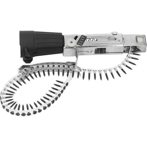Accessoire de vissage automatique pour perceuse, adaptateur chaîne en alliage d'aluminium, réglage de profondeur, anti-corrosion, pour pistolet à vis électrique (1/5)