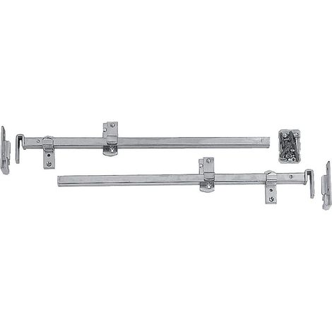 Torbel – Barre de sécurité 6 points d'ancrage pour volets – Longueur 440mm – Fixation renforcée sur tableaux et vantaux – Pour largeurs jusqu'à 1400mm