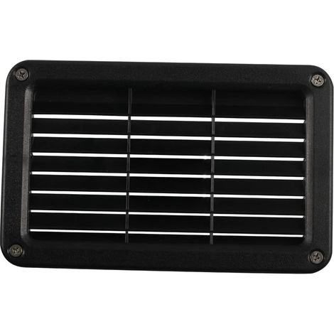 Sollbry Panneau d'Aération de Camping-Car, Couvercle de Grille d'Aération Rectangulaire Couvercle de Grille de Ventilation en ABS pour Bureau de Salle de Bain de Yacht Climatiseur de Camping-Car (1/5)