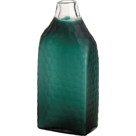 Vase décoratif en verre 16 x 10 x 36 cm