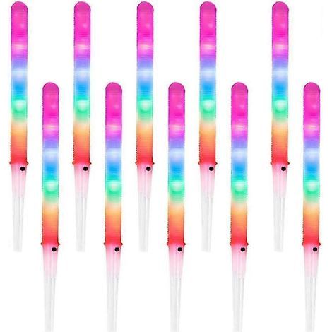 LED-beleuchtete Zuckerwattestäbchen, wiederverwendbare und farbenfrohe Zuckerwattetüten, kompatibel mit allen Zuckerwattemaschinen.