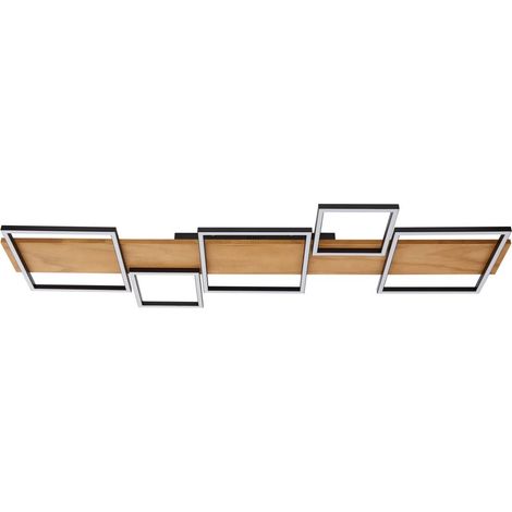 Lindby LED 'Galad' in Ocra da Legno