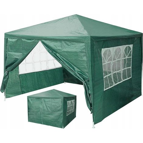 Tenda commerciale da giardino, 3x3 m, 4 pareti, verde, MultiGarden (1/3)