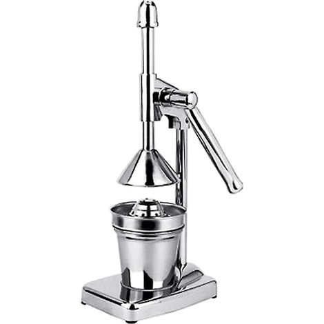Manueller Entsafter aus Edelstahl, Fruchtentsafter, Handentsafter für Obst und Gemüse, Orangenentsafter, Mixer, Entsafterbecher (1/4)