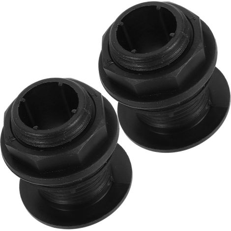 Raccord pour récupérateur d'eau de pluie, bassin extérieur, 2 pièces, PVC résistant à la corrosion (1/5)