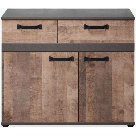 Marzi Legno laminato - Matera grigio / quercia tabac (1/5)