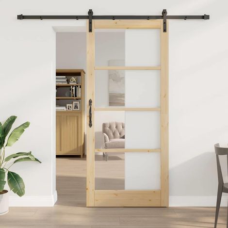 Puerta deslizante Otro ORKDAL Marrón 93 x 211 cm