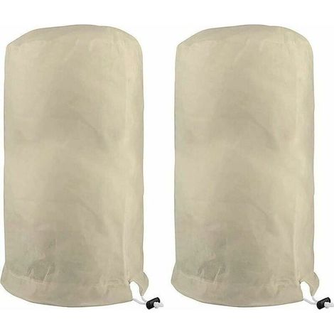 Voile d'hivernage - LARGEIGHT - 120x180cm - Tissu non tissé - Protection contre le gel - Beige (1/4)