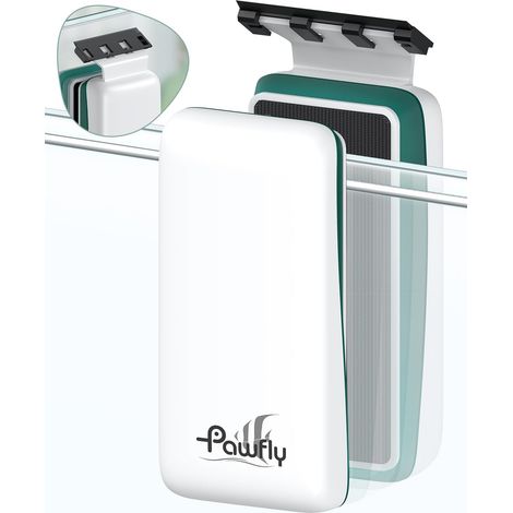 Brosse magnétique puissante pour le Nettoyage des Aquariums de Nettoyage de vitre magnétique avec 2 grattoirs Amovibles Outil de Nettoyage pour Verre de 0,65 à 1,3 cm d’épaisseur (1/5)