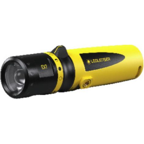 Led Lenser EX7 Torcia Portatile Nera e Gialla Potente