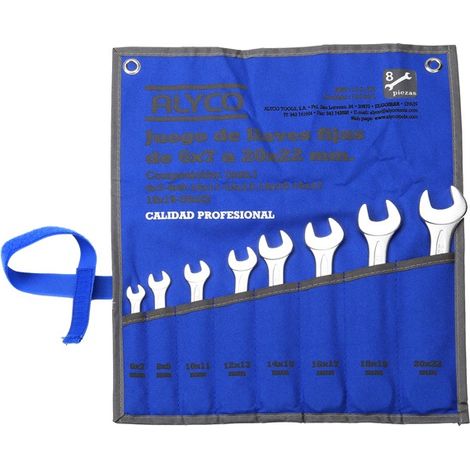 CHIAVE FISSA PIATTA SET 12 PZ - 6-7/30-32