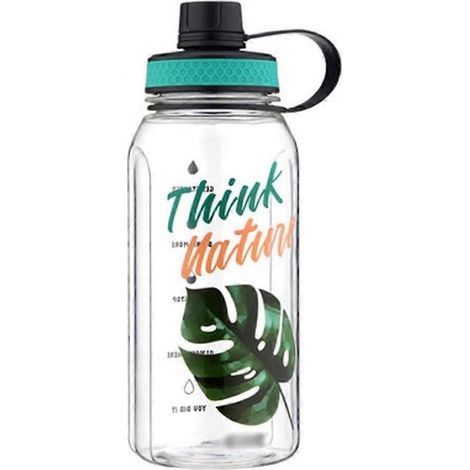 Gourde de sport, tasse isotherme, gourde d'entraînement, 900 ml (Couleur : Vert, Taille : 900 ml) (1/5)
