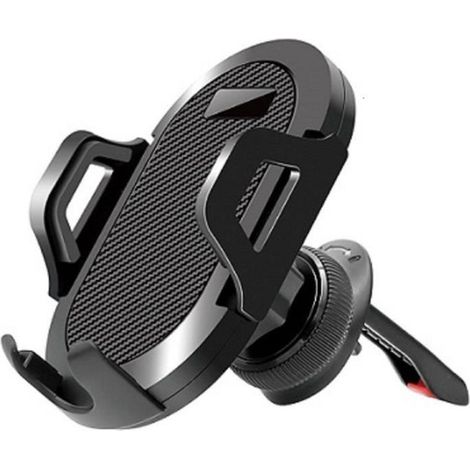 Support voiture Thomson Porte téléphone rotatif 360° fixation grille d'aération noir