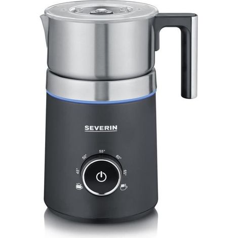 Severin Montalatte a induzione brevettato, temperatura da 45° a 65°, monta a caldo o a freddo, anche tutti i tipi di latte vegetale, programma cioccolata, capienza 700 ml., contenitore inox, SM 3586 (1/5)