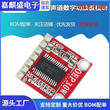 OEP30W Mono Digital Amplifier Board Module, Class D 12V, LCD TV 10W 15W 20W 35W, TDA8932 (1/2)