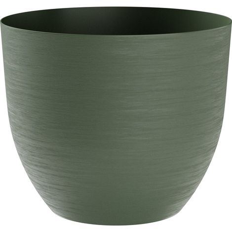 VASE DE TABLE ROND OVER Ø28 H27 AVEC RÉSERVE D'EAU - TERAPLAST FOREST 33706028239