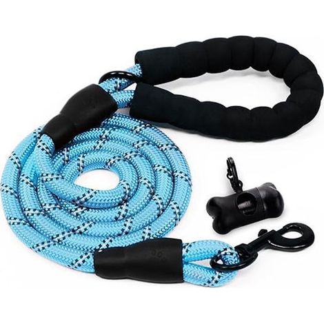 Dog Leash - BIGILANTUH - 1.5M - Reflective Nylon - Padded Handle - Non-Slip (1/5)