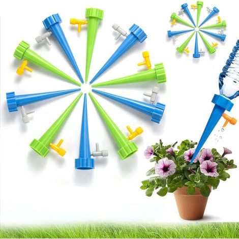 Sistema de riego automático, sistema de riego automático de 20 piezas, estacas de riego (1/5)