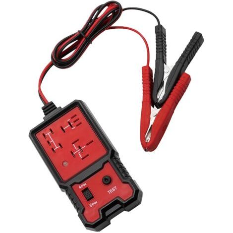 Testeur de relais automobile, kit de test de rayonnement de relais automobile 12 V, testeur électrique automobile, outil de diagnostic et de réparation de circuit automobile