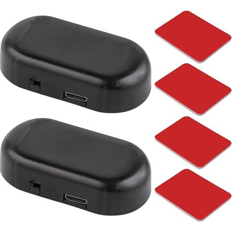 Alarme de Voiture Lumière,L'alarme Solaire De Voiture,L'alarme Solaire De Voiture a Simulé,Anti-vol De Lumière D'alarme,Solaire Securité Warning Faux Système Lampe Anti-vol Flash Clignotante (1) (1/5)
